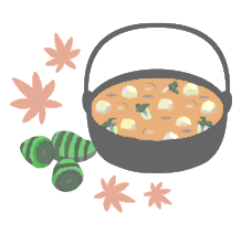 芋煮のイラスト